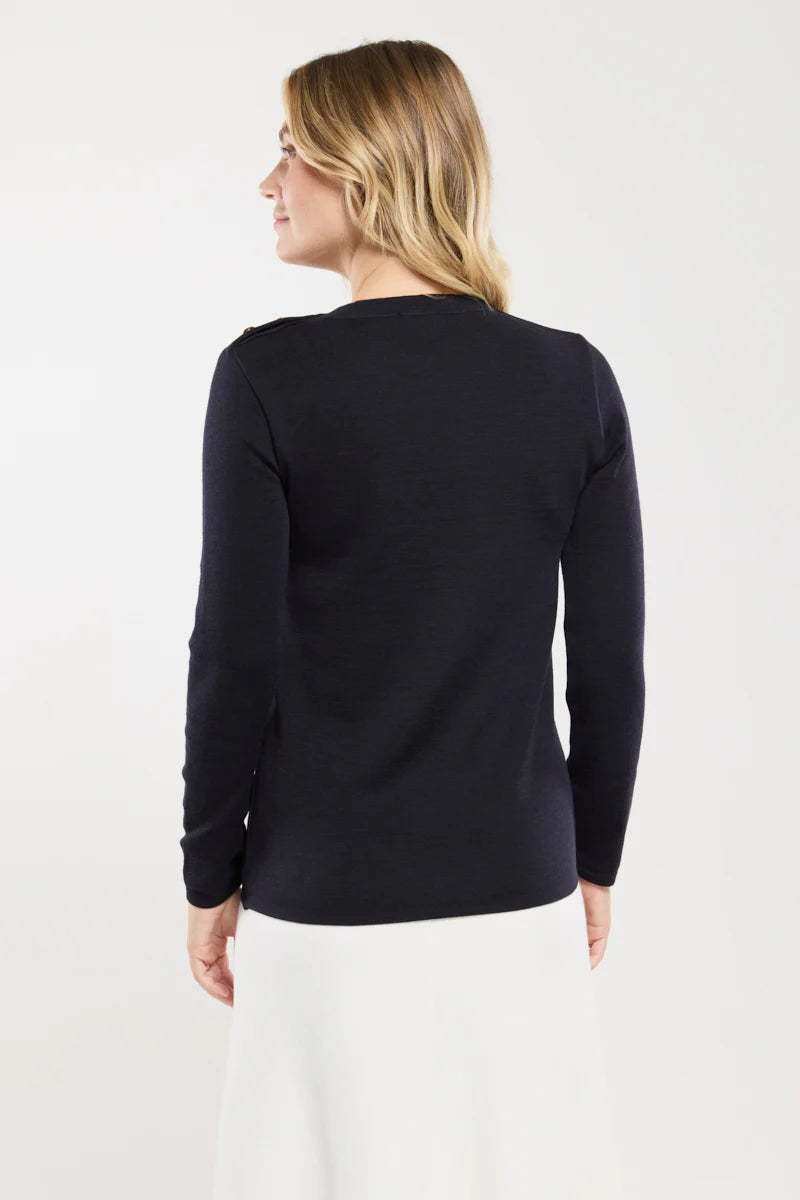 Pull marin Auray - maille haute densité