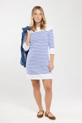 Robe-Ile-Tudy-en-coton-epais-blanc-etoile-face-1