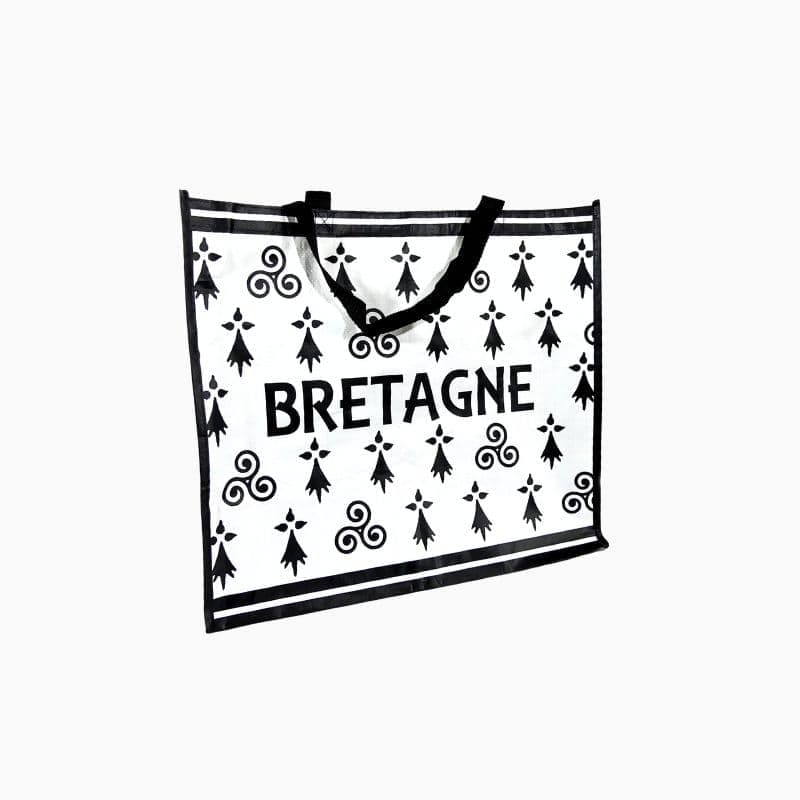Sac De Courses "Méli-Mélo Bretagne" Blanc