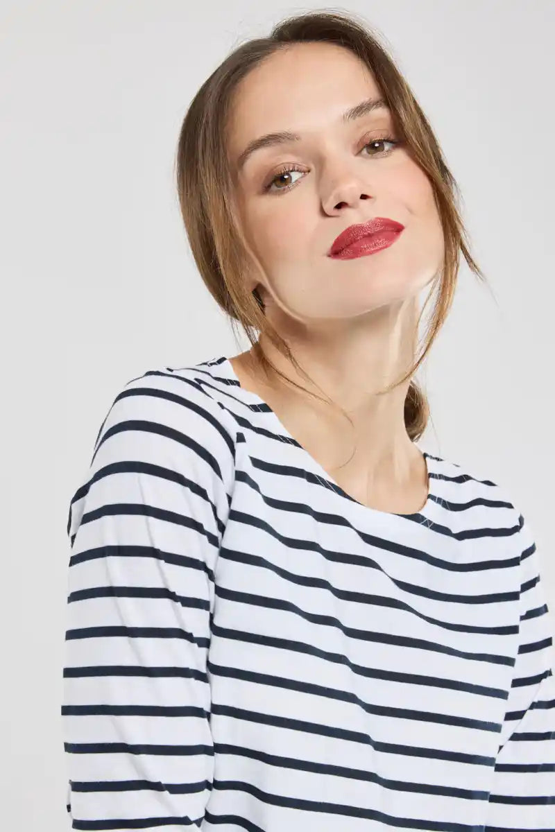 Marinière pour femme en coton léger Plozevet