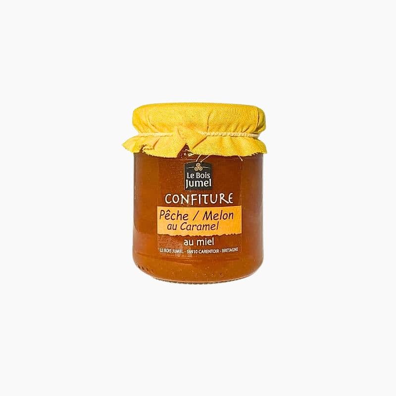Confiture Pêche - Melon au Caramel au Miel