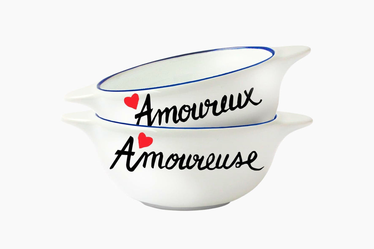 Bol Breton en faïence - Amoureuse et amoureux